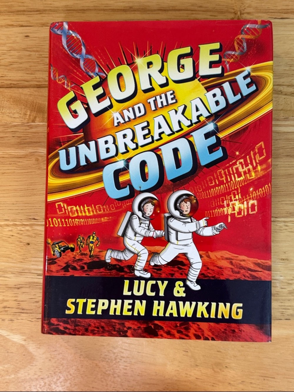 George and the Unbreakable Code by Lucy & Stephen Hawking - Red Cover